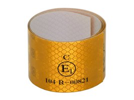 Samolepící páska reflexní 1m x 5cm žlutá  01538