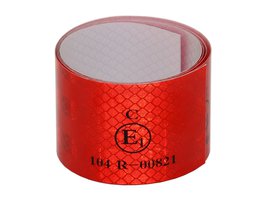 Samolepící páska reflexní 1m x 5cm červená  01540