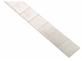 Samolepící páska reflexní dělená 1m x 5cm bílá  01545