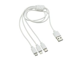 Nabíjecí USB kabel 3in1 (micro USB, iPhone, USB C) Compass 07705