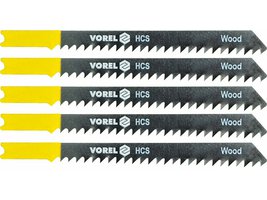 List do přímočaré pily 100 mm na dřevo a plast TPI6 5 ks Vorel TO-27830