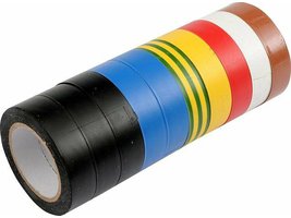 Páska PVC 19 x 0,13 mm x 20 m 10 ks barevné Vorel TO-75028