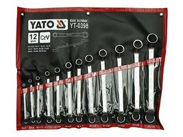 Sada klíčů očkových 12ks 6-32 mm ohnuté Yato YT-0398