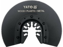 Segmentový pilový list pro multifunkci HSS, 88mm (dřevo, plast, kov) Yato YT-34680