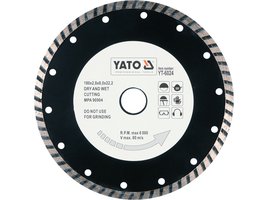 Kotouč diamantový 180 x 22,2 x 2,8 mm turbo Yato YT-6024