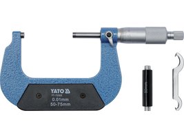 Mikrometr mechanický 50-75mm+00,01mm Yato YT-72302