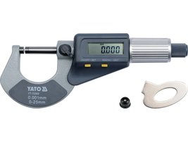 Mikrometr digitální 0-25mm Yato YT-72305
