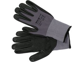 Pracovní rukavice nylon/nitril vel.10 černé