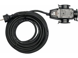 Prodlužovací kabel s gumovou izolací 20m -3zásuvky Yato YT-81162