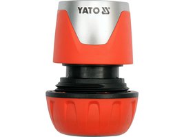 Rychlospojka hadicová 3/4", ABS plast,stop ventil,19mm Yato YT-99804
